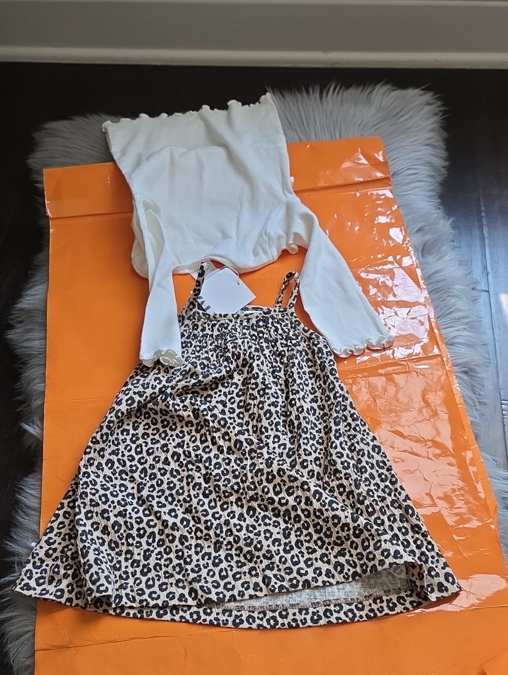 Nwt! Zara Kid T.shirt Dress Size 1 1/2 Years - Picture 6 of 6
